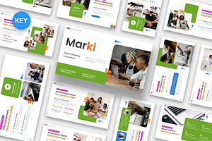 Marki - Digital Marketing Keynote, a Presentation Template by Fit-tee