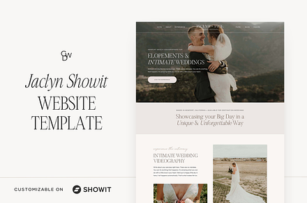 Showit Website Template | Jaclyn