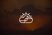 Minimalist Cloud Sun Logo, a Branding & Logo Template by Luxury Logos (Thumbnail 2 of 4)