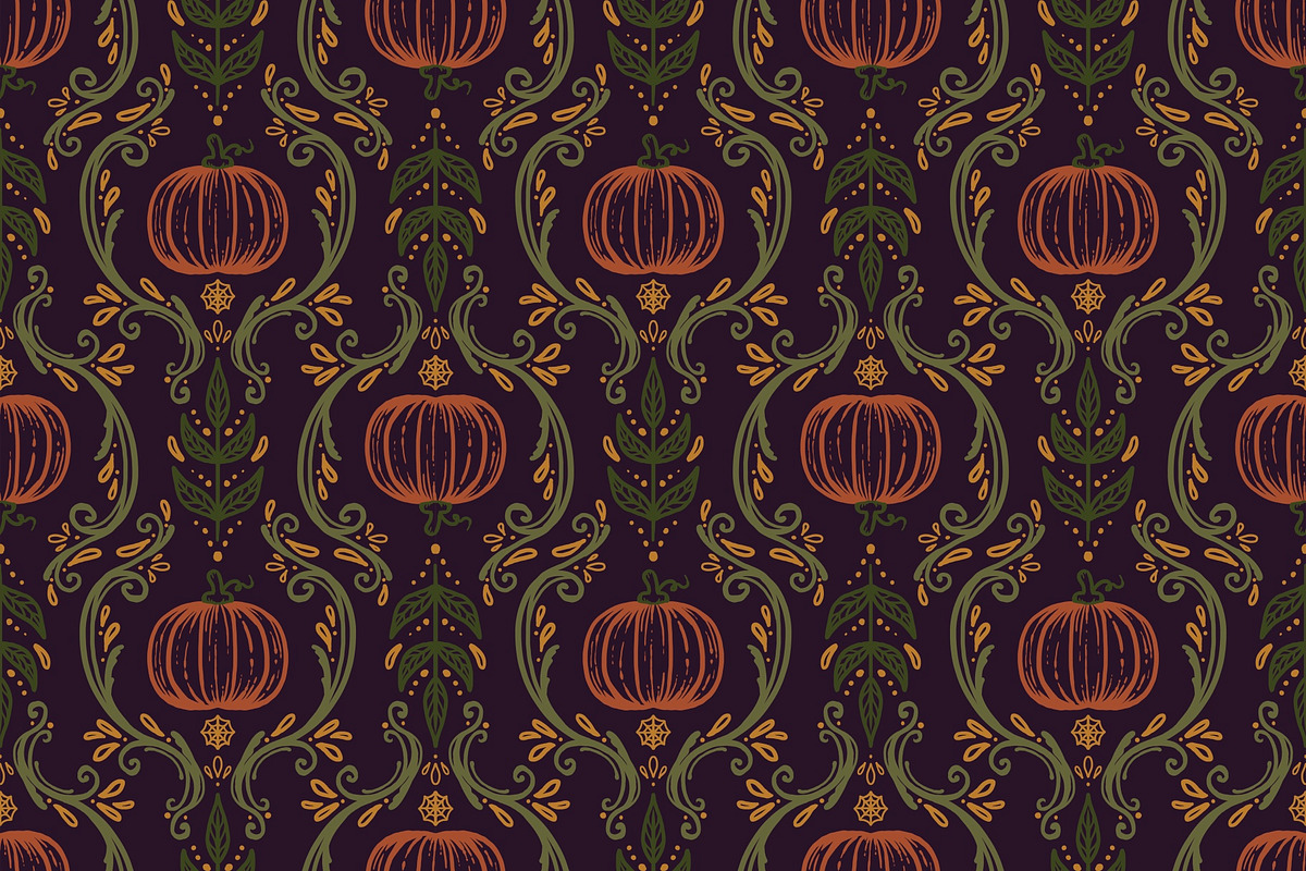 Lavish Halloween Repeat Pattern, a Pattern Graphic by Forest Lily (Photo 7 of 9)
