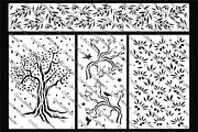 Decorative panels olive branches, a Graphic by CncCutModel (Thumbnail 3 of 4)