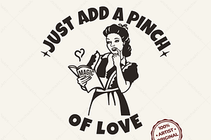Retro Housewife Sign SVG Kitchen, a Graphic by TanchaArt