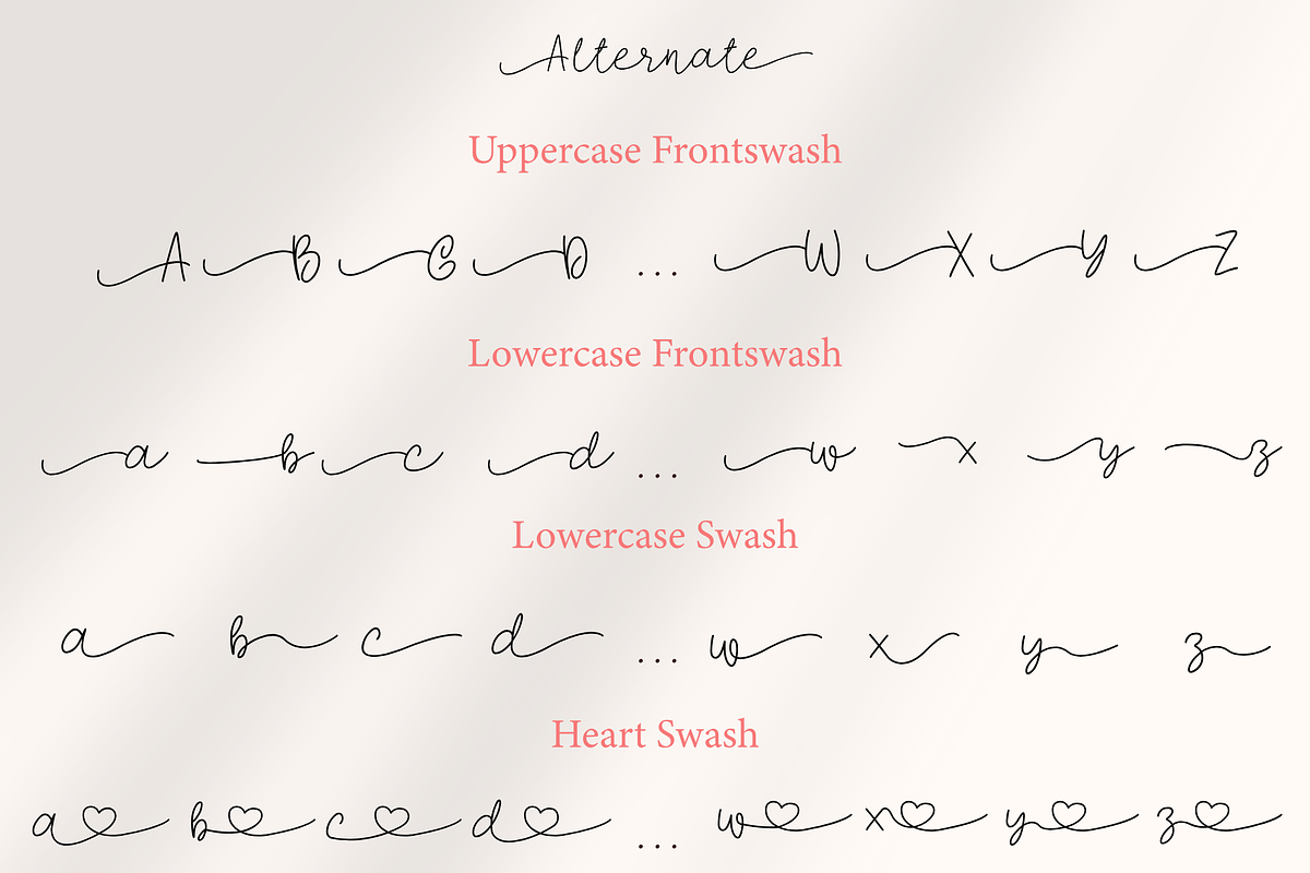 Love Sunshine is Script font, a Script Font by Brown Cupple (Photo 6 of 7)