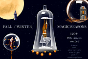 FALL WINTER MAGIC SEASONS CREATOR, a Texture Illustration by ArtOLB (Thumbnail 1 of 11)