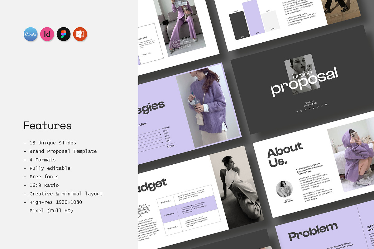 Brand Proposal Template, a Presentation Template by SlideStock (Photo 3 of 10)