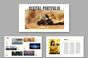 Digital Portfolio Layout, a Presentation Template by tomsarraipodesign (Thumbnail 2 of 2)