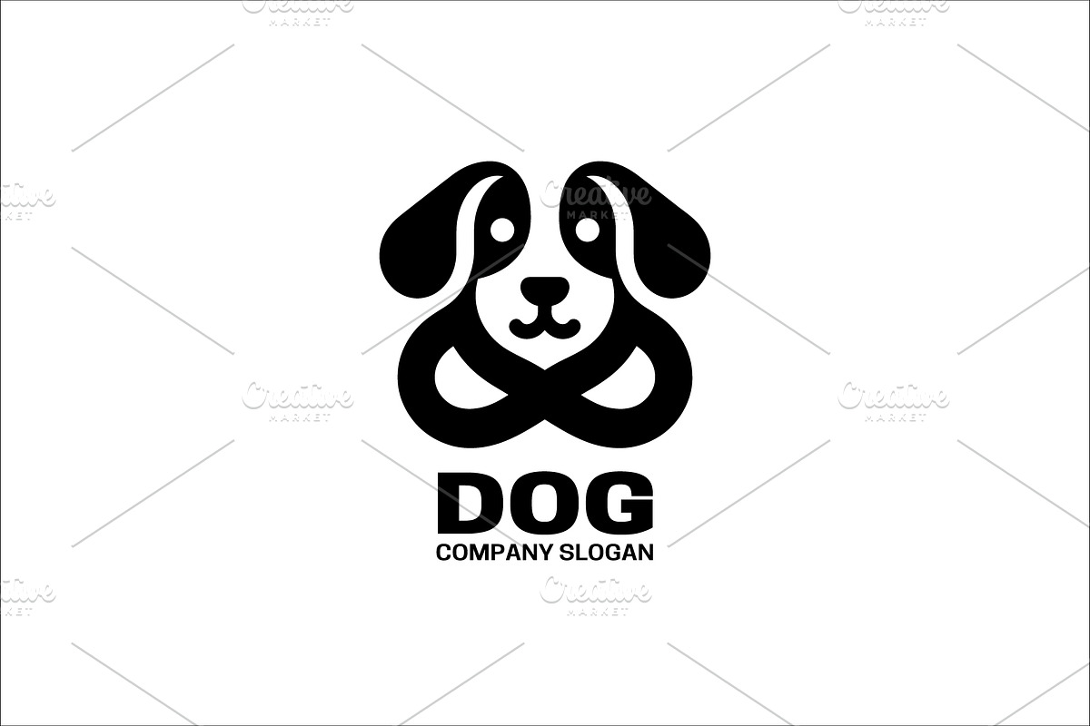 Dog logo template, a Branding & Logo Template by Vectorium Studio (Photo 1 of 2)
