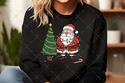 Quirky Christmas Santa PNG, an Illustration by Craft Nest (Thumbnail 3 of 6)