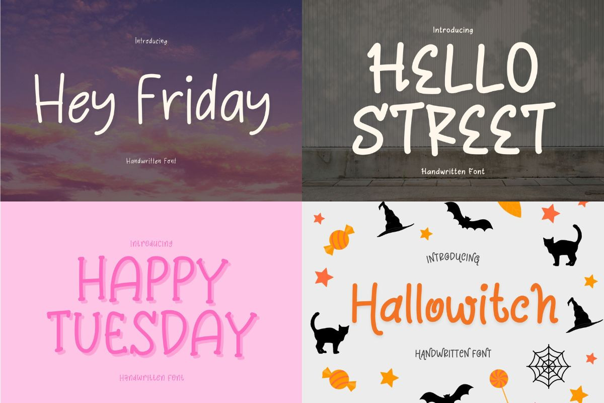 HANDWRITING FONT BUNDLE VOL. 13, a Handwritten Font by Brown Cupple (Photo 2 of 6)