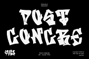 Post Concre, a Blackletter Font by JelekType (Thumbnail 1 of 9)