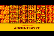 Ancient Egypt seamless patterns set, a Decorative Illustration by Buch&Bee (Thumbnail 1 of 3)