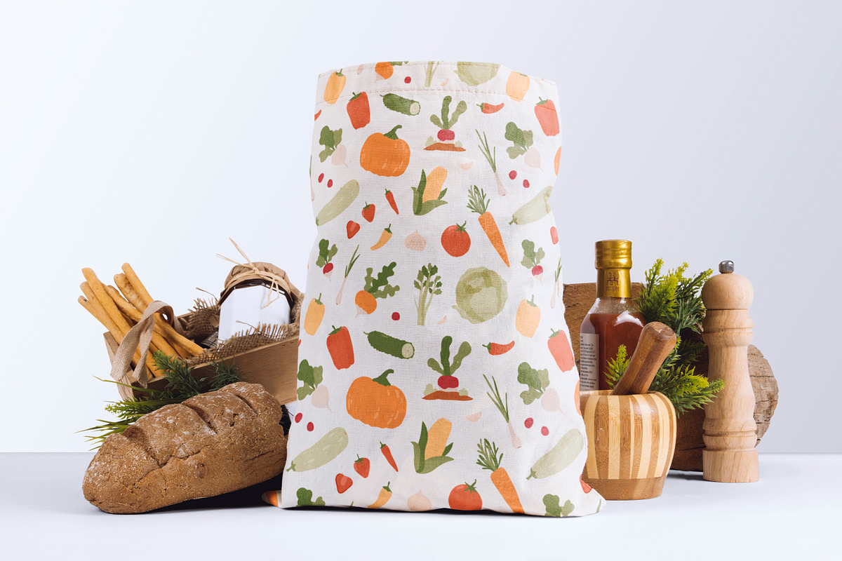 Fresh vegetables seamless pattern, a Pattern Graphic by Good Studio (Photo 5 of 5)
