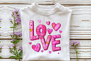 Watercolor Valentine Day Clipart, an Illustration by Sublimation Artist (Thumbnail 5 of 6)