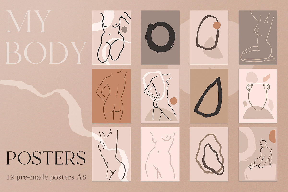 MY BODY | Collection Female figur, an Illustration by ms Julia Nova (Photo 2 of 7)