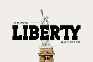 Liberty - Slab Serif, a Slab Serif Font by Umitype