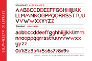 inceptum - Sans serif font family, a Sans Serif Font by Artistic & Unique (Thumbnail 3 of 12)