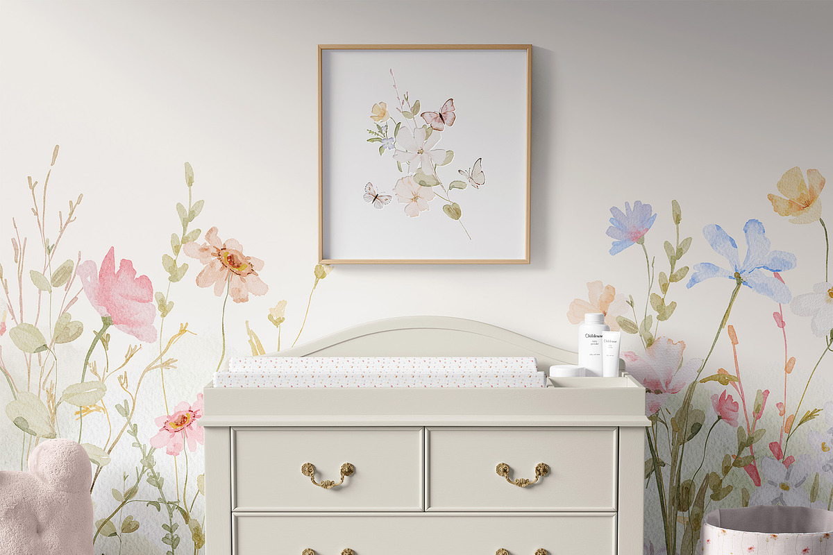 Watercolor dreamy Wildflowers Set, a Decorative Illustration by Grace Noboa Illustrations (Photo 14 of 15)