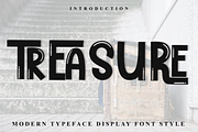 Treasure, a Script Font by FreshTypeINK (Thumbnail 1 of 8)