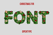 Christmas Fir Font, a Font by Handmadefont (Thumbnail 1 of 9)