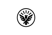 20 Minimalist Eagle Logo Bundle, a Branding & Logo Template by Vectorium Studio (Thumbnail 13 of 21)