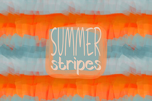 Faded bright orange watercolor