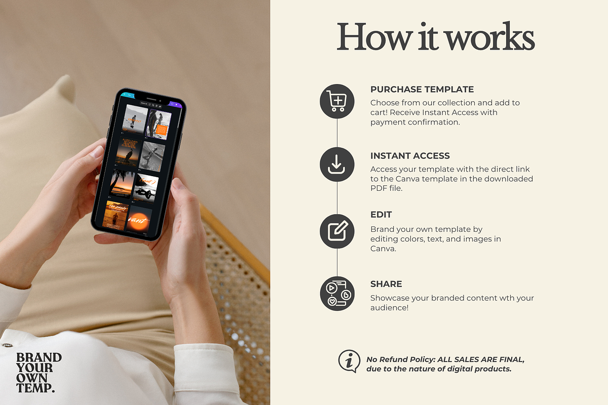 BEACHY TRAVEL INSTAGRAM TEMPLATES, a Templates & Theme by BYOTstudios (Photo 11 of 11)