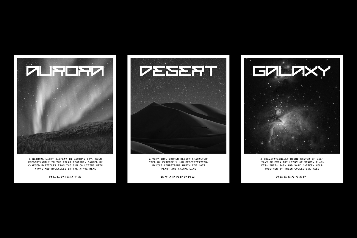 Bronxoz - Futuristic Display Font, a Sans Serif Font by Typeagle (Photo 8 of 12)