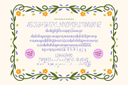 Floral Poise Charming Calligraphy, a Handwritten Font by AmorfaType (Thumbnail 10 of 11)