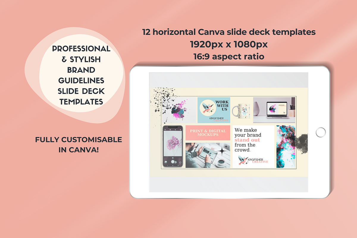 Brand Slide Deck Canva Templates, a Presentation Template by Monarch 21 Design (Photo 2 of 6)