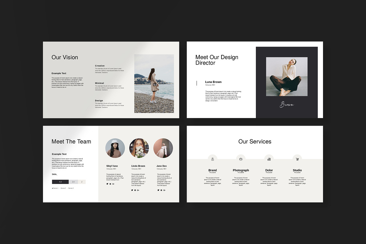 Minimal Presentation Layout, a Presentation Template by SparkPro (Photo 4 of 8)