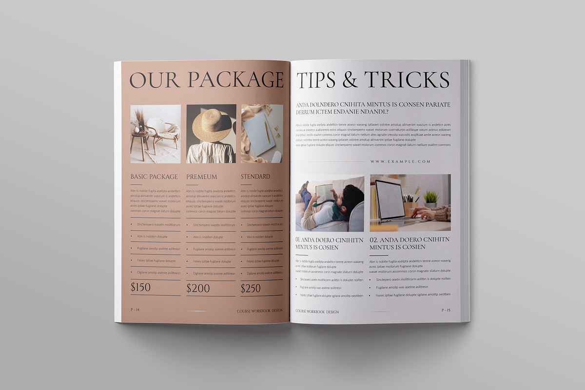 Course Workbook Template, a Magazine Template by ElvinPrint (Photo 6 of 8)