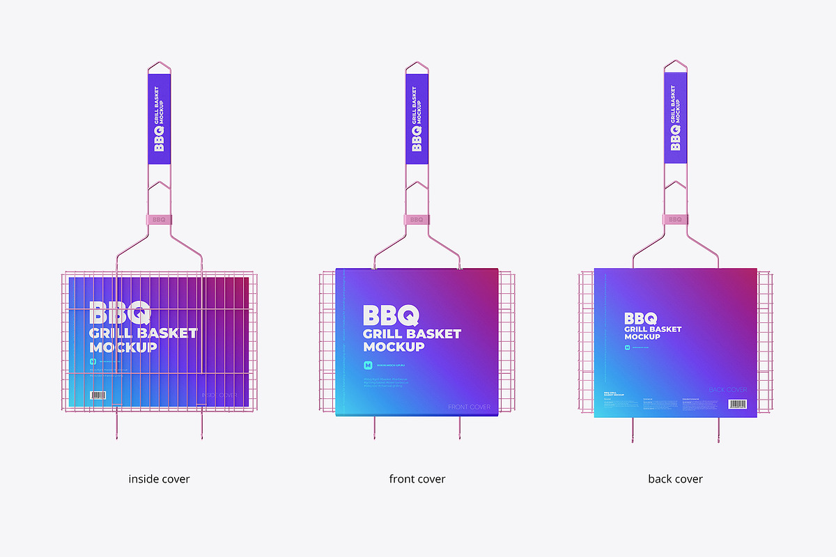 Portable Grilling Basket Mockup, a Packaging Mockup by easymock (Photo 5 of 9)