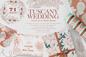 Tuscany Wedding Design Set