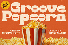 Groove Popcorn - Stylish Groovy Font