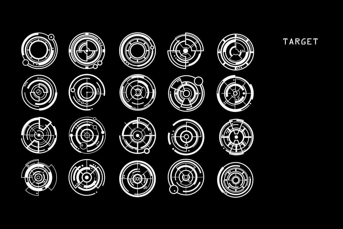 199 Futuristic Graphic Element, an Outline Icon by freeject.net (Photo 3 of 5)