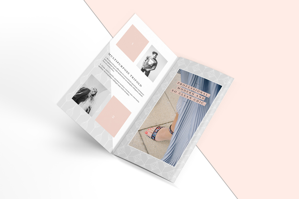 MALINA Trifold Brochure + Pattern, a Brochure Template by AgataCreate (Photo 6 of 10)