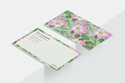 Pink Wild Rose PSD Business Card, a Business Card Template by Digital Space (Thumbnail 5 of 6)