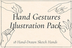 Hand Gesture Illustration Pack