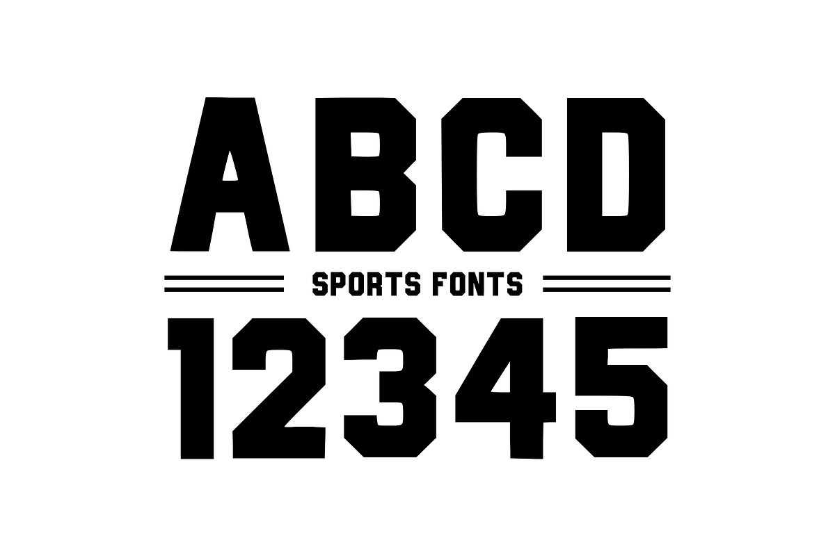 Sports Jersey Style - Varsity Font, a Slab Serif Font by KiddoGlyphs Studio (Photo 3 of 4)