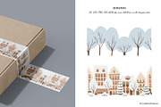 Christmas winter city clipart, a Person Illustration by LyubovZaytseva (Thumbnail 19 of 23)