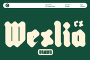 CS Weslia Drawn, a Blackletter Font by Craft Supply Co. (Thumbnail 1 of 8)