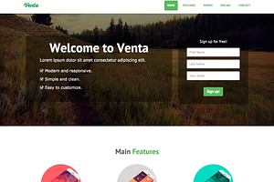 Venta Landing Page