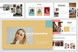 Evjo : Fashion House Google Slides, a Presentation Template by Punkl Camp