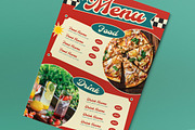 Red Retro 1970s Food Menu, a Flyer Template by graphicook (Thumbnail 3 of 8)