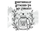 Witch Bundle 12 Gothic Witch Quotes, an Object Illustration by Willow Paige Farms (Thumbnail 9 of 18)