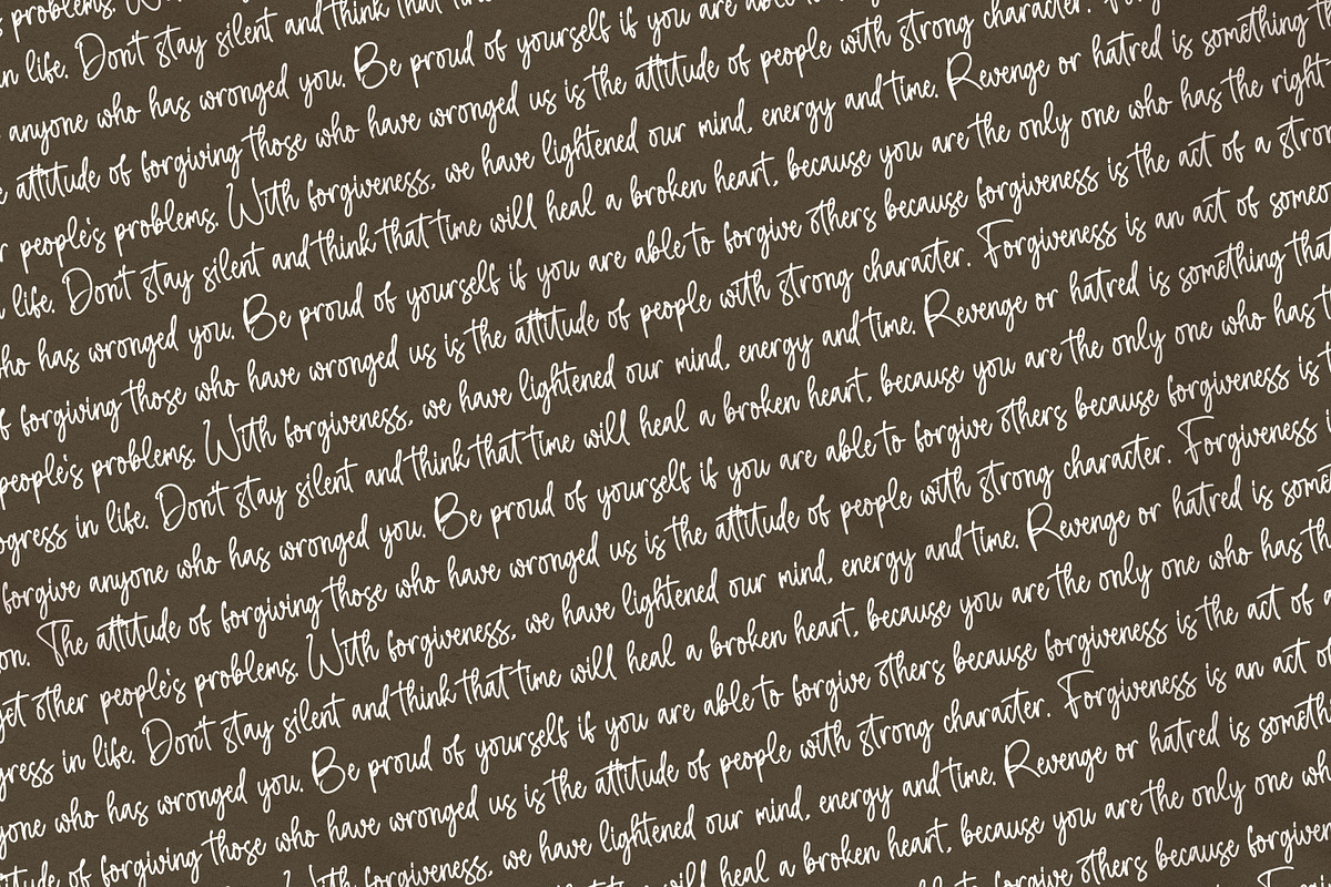 Menttally Weignota, a Script Font by Integritype Studio (Photo 13 of 15)