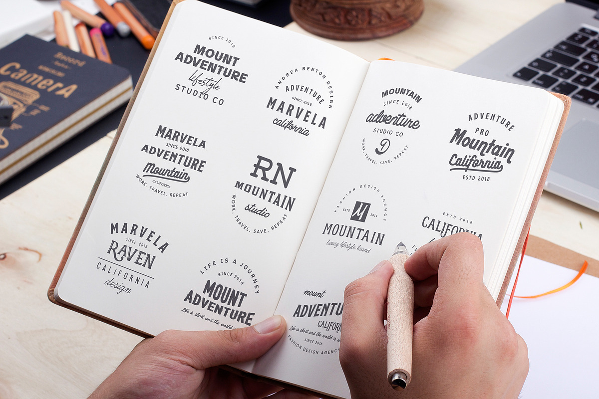 Vintage Badges and Logos Bundle V02, a Branding & Logo Template by XpertgraphicD (Photo 2 of 14)