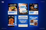 Burger Store Social Media Post Pack, a Flyer Template by The Good Store (Thumbnail 1 of 4)