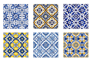 Sicilian Majolica Tile Patterns, a Pattern Graphic by Chromolume Studio (Thumbnail 2 of 28)