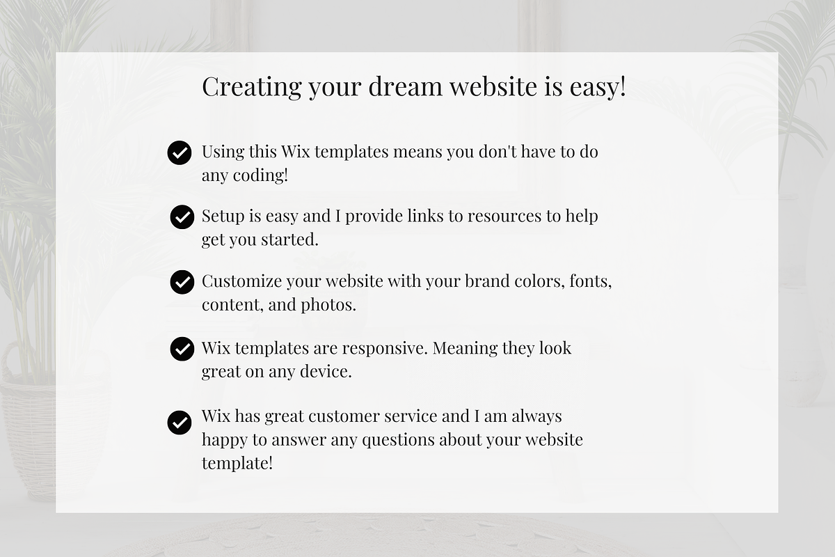 Wix Website Template Rebecca, a Websites & App Template by Joanna Lane Designs (Photo 4 of 5)